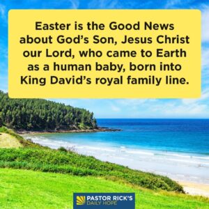 Rick Warren Instagram - Easter isn’t just a remembrance of something that happened in the past. It’s a celebration of Jesus being alive today! Discover the details in today’s #DailyHope devotional. Click the link in profile or visit http://bit.ly/pastorrick.
