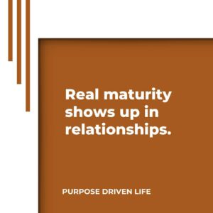 Rick Warren Instagram - It may seem easier to be holy when no one else is around to frustrate your preferences, but that is a false, untested holiness. Isolation breeds deceitfulness; it is easy to fool ourselves into thinking we are mature if there is no one to challenge us. Real maturity shows up in relationships.

Learn More: http://purposedriven.com
#PurposeDrivenLife