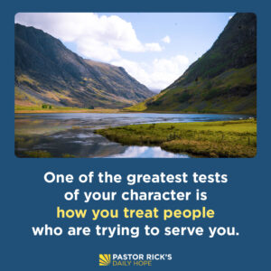 Rick Warren Instagram - Courtesy is just love in the little things. It’s showing respect for people by being kind, even in the smallest areas of our lives.

Discover more about one of the greatest tests of your character in today’s #DailyHope devotional. Click the link in profile or visit http://bit.ly/pastorrick.