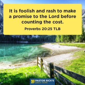 Rick Warren Instagram - Here’s the question you need to ask when you’re making a major decision: Is it worth it? In today’s #DailyHope devotional, Pastor Rick explains how you can count the cost before you commit. Click the link in profile or visit http://bit.ly/pastorrick.