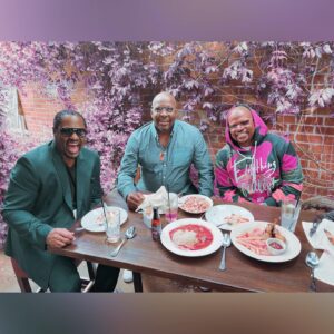 Ricky Bell Instagram - Power lunch with my brothers! @realjohnnygill22 & @kingbobbybrown