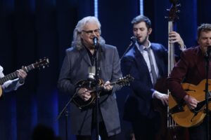 Ricky Skaggs Instagram - Happy CMA Awards day! Here’s some flashback photos from Ricky Skaggs and his band Kentucky Thunder performing a medley of songs on the @cma Awards stage 5 years ago in honor of his becoming a new member of the @countrymusichof! Good luck to all of the nominees and performers tonight!
.
Photo: Donn Jones/Country Music Association, Inc. ©️Country Music Association, Inc. All rights reserved.
.
.
.
#cma #cmaawards #rickyskaggs #countrymusichalloffame #countrymusic #countrymusicassociation