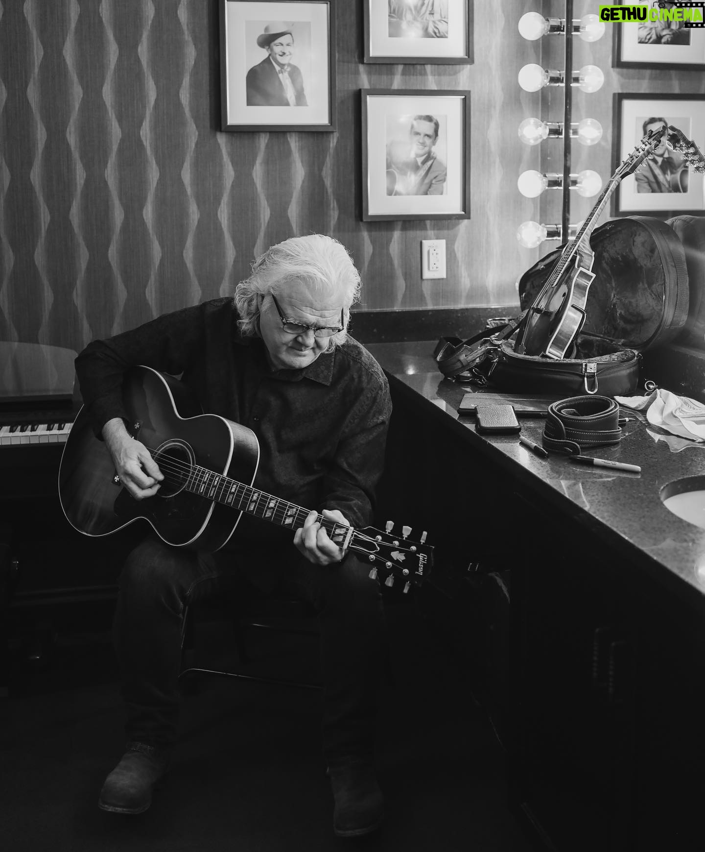 Ricky Skaggs - 775 Likes - Getting ready for a classic country night at the @opry!
.
📷 @81crowe
.
.
.
.
#opry #grandoleopry #oprycountryclassics #backstage #dressingroom #rickyskaggs #oprylive #nashville