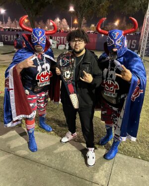 Rico Rodriguez Instagram - A night in the H NEVER disappoints! Them @houstontexans put on a SHOW last night 🤘🏽😤🔥