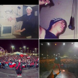 Rigeo Instagram - las fotos de arriba 1998.. monjes nocturnos en esos años todo era a pulso y soñaba con que la música fuera mi trabajo.. fotos de abajo 2015. y 2020  después de 22 años de trabajo.de cientos de viajes de giras, de aciertos y desaciertos.. de pegar un hitazo o de ver que no. que no era la canción correcta.. agradezco a la música, por darme pasaporte y visa. 
por regalarme amigos hermanos .
 por darme la posibilidad de cumplir mis sueños,  y también de regalarme mis lágrimas más amargas  cuando te ahoga la frustración de que no te salen  bien lo que planeas.. pero a pesar de eso  los números de youtube o spotify no me asustan.. si me asusta que a algunos se confundan!! algún día todos serán vieja escuela . como dice  @boomerarte.

Respeto a los que encontraron el camino con piedras y lo fueron trabajando.
para que hoy se vea más expedito.. buenas noches