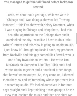 Riley Smith Instagram - I always love having a chat with my UK friends. And a big thank you to 
@offtherecord_uk for sitting down with me to talk about my new release ‘Chocolate’. I sincerely appreciate the love and support!
🙏🍫🇬🇧