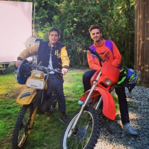 Riley Smith Instagram - For one episode, @iamscottwolf and I got to relive the glory days….
And man it was fun.
Tonight!
@cw_nancydrew #nancydrew