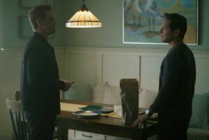 Riley Smith Instagram - Just a couple dad’s having an emotional talk in a dimly lit kitchen, with some suspiciously thick atmosphere smoke.
Tonight on @cw_nancydrew