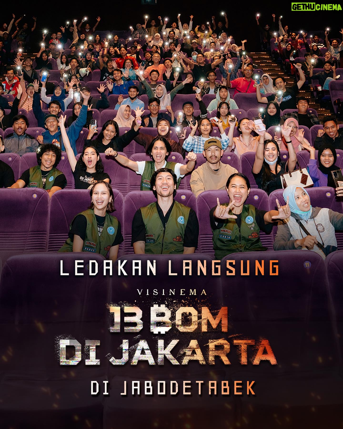 Rio Dewanto - 4.5K Likes - Perjalanan ledakan langsung 13 Bom di Jabodetabek pada minggu pertama penayangan film #13BomdiJakarta selesai!
Sekarang 13 Bom sedang diledakkan langsung di Surabaya, Semarang, Purwokerto, dan Bandung. Warga DAR DER DOR di kota-kota tersebut, jangan sampai kelewatan ya!
#13BomdiJakartaFilm
#SedangTayangdiBioskop