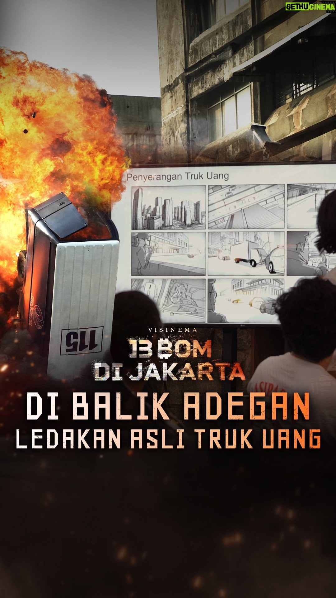 Rio Dewanto - 9.4K Likes - Adegan ledakan truk uang merupakan adegan aksi pertama di film 13 Bom di Jakarta yang sangat ditunggu-tunggu. Tak hanya meledakkan dengan bahan peledak, tapi untuk mewujudkan adegan ini banyak hal yang dipersiapkan untuk memberikan pengalaman yang nyata saat menonton di bioskop.
Mulai tanggal 28 Desember 2023, kamu sudah bisa merasakan pengalaman menegangkan di bioskop!
#13BomdiJakarta
#13BomdiJakartaFilm
#28DesemberdiBioskop