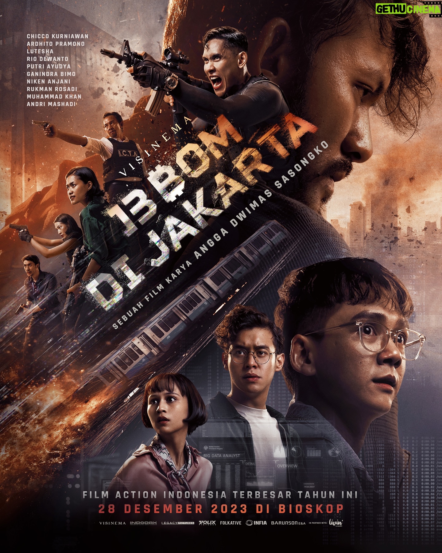 Rio Dewanto - 8.7K Likes - BESOK sesuatu yang besar akan mengintaimu, bersiaplah!
#13BomdiJakarta
#13BomdiJakartaFilm
#28DesemberdiBioskop
#FilmActionIndonesiaTerbesarTahunIni