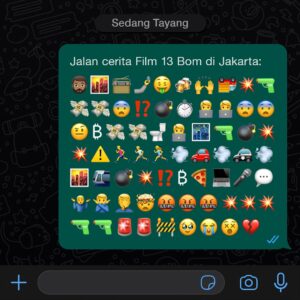 Rio Dewanto Instagram - Pada suatu hari...

ah nonton aja deh buruan HARI INI di bioskop terdekat aja masih ada kok, gak usah jauh-jauh!

#13BomdiJakarta
#13BomdiJakartaFilm
#SedangTayangdiBioskop