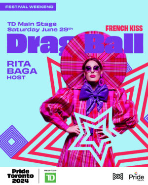 Rita Baga Instagram - Be______ merveilleux! BGB x Pride Toronto presents French Kiss! A full hour hosted by Rita Baga and featuring Francophone superstars from France, Belgium and Québec including Nicky Doll, La Grande Dame, Keiona, La Veuve and Clay Thorris.
BGB x Pride Toronto présente French Kiss! Une heure complète animée par Rita Baga et avec des vedettes francophones venant de la France, de Belgique et du Québec y compris Nicky Doll, La Grande Dame, Keiona, La Veuve et Clay Thorris.
#bepridetoronto #pridetoronto2024  #dragracefrance