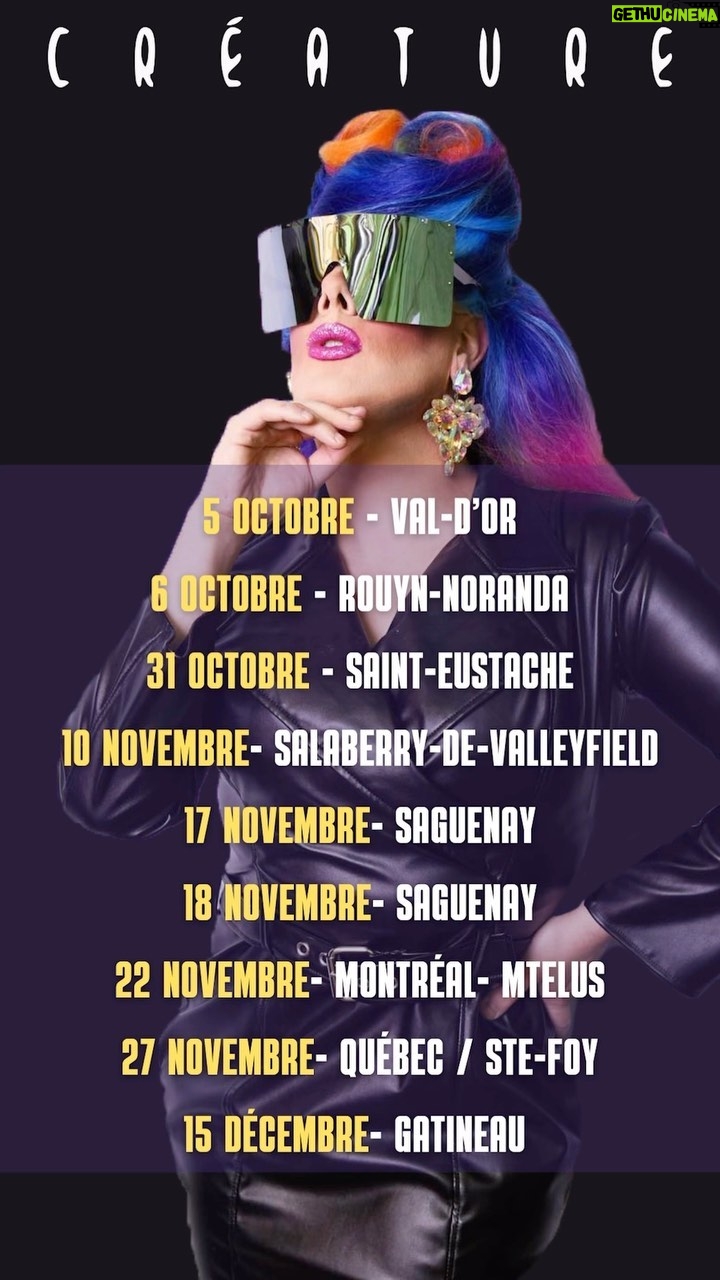 Rita Baga - 3 Likes - Une CRÉATURE en tournée: ça ressemble à quoi? Il ne reste que 9 dates, on termine ça en décembre ❤️
Pour les billets: www.ritabaga.ca
Merci à la belle gang de Moncton pour votre participation extraordinaire #monctogne et à ma grande amie de toujours @izabellehamon pour le montage #mok !