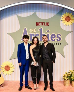 Ritesh Sidhwani Instagram - Stepped into the world of #TheArchies. Truly a memorable night ✨

@zoieakhtar @reemakagti1 @tigerbabyofficial @netflix_in