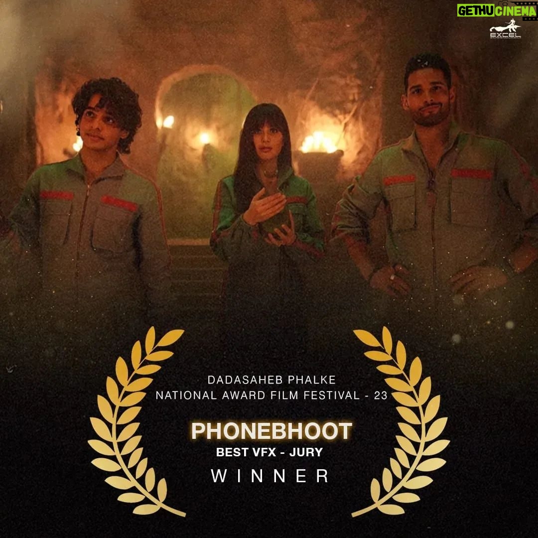 Ritesh Sidhwani - 0.9K Likes - Grateful to the jury at the Dadasaheb Phalke National Award Film Festival for lauding us with the prestigious awards for Best VFX (PhoneBhoot), Best Film Production House (Excel Media and Entertainment) & Honourable Jury Mention (Sharmaji Namkeen).
#RishiKapoor #SatishKaushik @pareshrawalofficial @iamjuhichawla @taarukraina @talwarisha @suhailnayyar @katrinakaif @siddhantchaturvedi @ishaankhatter @apnabhidu @hiteshbhatia79 @gurmmeetsingh @honeytrehan @abhishekchaubey @rajeevk_rastogi @rajeevrajasekharan @faroutakhtar @macguffinpictures