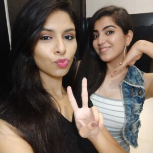 Ritika Sukheeja Instagram - Twin 😍 @subha_nandhini 
My doll has become so different in a good way and now we take pictures without and filters 😂😂😂😂. I'm just so glad about it. Grow more girl ,you deserve the best #misstamilnaduinternational . I call us a coven coz ik no one can handle us together as sisters.Love you loads dolly😘😘😘
#bffs