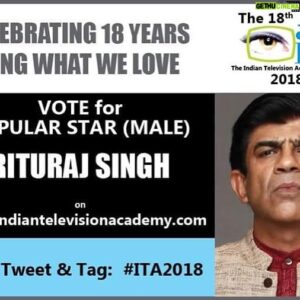 Rituraj Singh Instagram - A lot of Actors get a nomination. It will be truly Great if you vote for Me & increase my chances of Winning 🙏🙏🙏