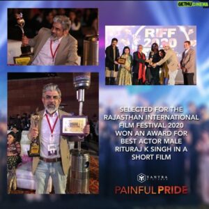 Rituraj Singh Instagram - And I WON 😊😊😊
Gratitude to The Universe 🙏🙏🙏