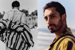 Riz Ahmed Instagram - Shout out @clashmagazine for putting me on their cover, for the deep chat, and for snapping in my pyjamas on the beach. ⁣
⁣
Link in Stories. ⁣
Interview: @shazzasherazi ⁣
Photography: @noua_unu ⁣
Creative Direction: @rbpm_ ⁣
Fashion: @jordanboothestudio ⁣
Grooming: @tiago_goya