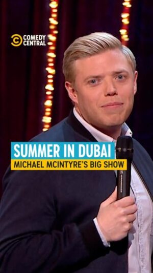 Rob Beckett Instagram - There's heat and then there's summer in Dubai 🥵
#MichaelMcIntyresBigShow