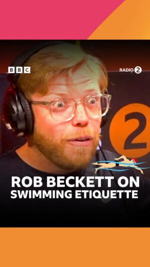Rob Beckett Instagram - “I don’t want it to kick off online” 😂 🏊 
Rob Beckett takes us through his swimming lane etiquette 
Listen to Rob Sunday’s from 5pm on Radio 2 and BBC Sounds 🧡