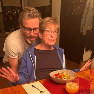 Rob Benedict Instagram - Setting mom at the head of the table, where she belongs. Happy Mothers Day to my sweet mom and all the moms out there. ❤️ #mothersday