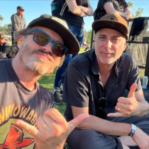 Rob Benedict Instagram - Friends since birth, @wait_no_really and I used to rock @duranduran and #adamant pins on our jean jackets. This weekend we got to see them live @cruelworldfest.  It was ‘83 all over again and it was beautiful.