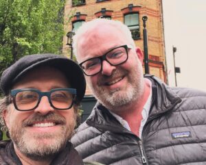 Rob Benedict Instagram - ENGLAND PHOTO DUMP. 
1.  Birmingham w super happy @misha 
2.  Post dinner dark and brooding @misha with a special appearance by god 2.0 @alexandercalvert 
3. #crossroads8 @starfuryevents thanks to everyone who came to see us! #spnfamily
4. Rock me mama like a… 
5.  Scary tunnel in #london. 
6.  Running the canal in London.  Fantasizing about living on one of these boats. 
7.  Great times with my dearest friend @mcbrewster #abbavoyage 
8.  @outernetlondon 😳😲😵‍💫
9.  Possibly one if the best theatrical experiences I’ve witnessed. @sarah_snook is mind blowing.  So so good. #thepictureofdoriangray @doriangrayplay 
10.  Beautiful #picadillycircus