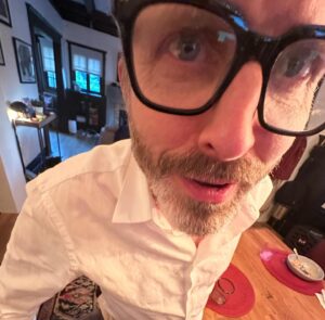 Rob Benedict Instagram - #fisheye taken by my daughter.  New headshot?