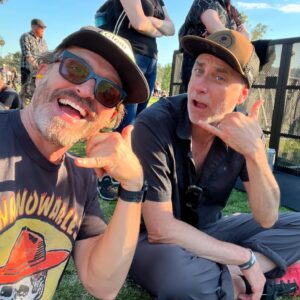Rob Benedict Instagram - Friends since birth, @wait_no_really and I used to rock @duranduran and #adamant pins on our jean jackets. This weekend we got to see them live @cruelworldfest.  It was ‘83 all over again and it was beautiful.