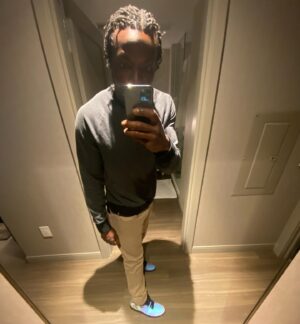 Rob Brown Instagram - I stand like this all the time. Perfectly comfortable. #Reflective #reflection #dog #minischnauzer