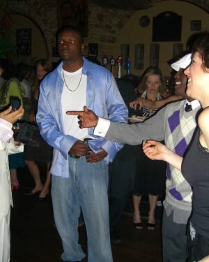 Rob Brown Instagram - I don’t know man. This was 15 years ago. I was just tryna be like Mike I guess. 🤦🏾‍♂️ Shout out to Diane Nabatoff, one of the nicest people on the planet. #tbt #takethelead
