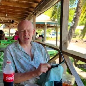 Rob Corddry Instagram - Always ready to pause a glasses wipe-down to take a pic in beautiful Grenada