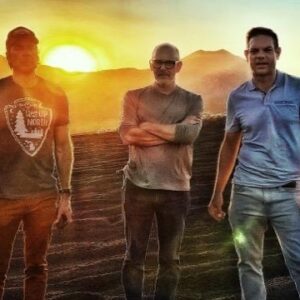 Rob Corddry Instagram - After a long day of flinging cars around, my @topgearamerica pod @daxshepard @jethrobovingdon and I like to pose in front of a sunset looking all filtered and stuff

@motortrend