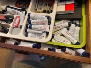 Rob Corddry Instagram - Mine is a pretty standard desk drawer.