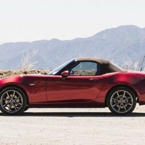 Rob Corddry Instagram - I had the pleasure of driving the shit out of Mazda’s Mx-5 RF Miata for a weekend. My only complaint was that it wasn’t fast enough to go back in time to tell my younger self that one day car companies will be loaning me cars for the weekend. And that I was on Top Gear America and thus a defacto car journalist. Young me would shit his water-resistant parachute pants.
But the MX-5 RF was plenty fast for my practical (and impractical) use. That aside, the Mazda Miata has always had a huge problem and it has nothing to do with it’s 2.0L 16 valve 4 cyl engine, or the easy, singular experience you have smacking into a corner at 70mph. It’s a quick, uniquely controllable car that welcomes the driver into its tiny cockpit. You climb in like a fighter pilot to be pleasantly hugged by the considerately fashioned interior. The car is so small and feels so small inside it’s miraculous that it manages to be so Goddamn comfortable. It surpassed the Lotus Evora in this regard, a car I can’t help comparing it to. The three-times more expensive Evora is another “fun” car I had the pleasure of beating the crap out of, but it feels cheap and creaky compared to the Miata. 
The problem the Miata can’t seem to shake is one of perception. People call its agility “go-kart handling” or in general it’s understood to be “a girls car”. I can’t decide whether or not this is an insult or a compliment to women AND/OR the Miata. Even worse, the best compliment most self conscious testers can muster is “it’s a fun car”. Even my Uncle, who had one for years, slapped a Ferrari sticker on it, fooling exactly fucking no one. Full disclosure, my uncle was a huge asshole. 
But if “fun” is derisive then bury me in this car and don’t take the smile off my face (but do give me a little blush please). And if the satisfaction of shifting the 6-speed manual is only for “girls” then let’s stick driving a Miata somewhere in between “life-expectancy” and “general intelligence” in the long list of things women have over men. This is a real car, for serious girls AND boys. So if you’re looking for a place to put that Ferrari sticker, I suggest a better idea would be “up your own ass”
#miata @mazdausa #mx5rf