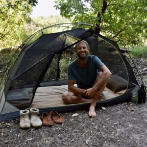 Rob Greenfield Instagram - This has been my home for the last 37 days and nights as I completed my Food Freedom book.
I have come to known the creatures of this land. 

Every morning I watched the songbirds foraging in my kitchen for the grains and seeds I dropped. A turkey hen gave birth to six chicks and I have observed them near daily. Just one of the chicks is alive today. I know which perches the hummingbirds sit on and I watch them with joy. Each night that I inspected my spring water bathtub, the same three tree frogs were in there. They laid eggs and I’ve watched the tadpoles develop from a state of barely living to exuberant exploration.

There is no doubt that the essence of this land has influenced my last 200 hours of writing and working on this book. But this is not the only land that has made its mark. The writing began in my tiny house in the city of Orlando surrounded by my gardens. Then came the simple wooden home in the food forest of Costa Rica where I nourished myself with tropical fruits. The spring season of Southern France as the hills re-greened during lockdown came next. There was the stint in the Chequamegon National Forest of Wisconsin and then in the Appalachian Mountains of North Carolina and back to the shores of Lake Superior in a wood fired cabin near the shores of Lake Superior.

At each of these locations, I thought the book would be complete. And each time I left with some disheartenment. But today, I wholeheartedly feel that the book was not ready until this very moment. I have learned so much in the last 4 years and the book has developed greatly. I’m ready to share this gift with the world. 

I’m sending the book to print in early June and expect the book to arrive the first week of July and will ship out promptly after. The book is available on a donation basis at robingreenfield.org/ff and 100% of the profits are donated to the food sovereignty movement. 

I will be hosting a few book readings along with a foraging walk and talk here in California:
Santa Cruz – 5/30
San Francisco – 6/1
Oakland – 6/2
LA– 6/8
San Diego – 6/20
Also LA – 6/16 Simplify Your Life Gathering

Details at robingreenfield.org/schedule

Love,
Robin