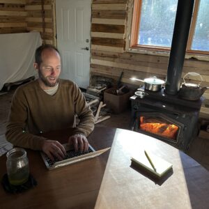 Rob Greenfield Instagram - This is goodbye to my homeland of Lake Superior for now.

Since late summer this land has been a source of great peace and contentment within. This cabin in the woods has been some of the deepest solitude and revitalization that I've experienced in my life. It was my first time living in a cabin heated solely with a wood stove. This has been such a great joy. 
I have written over 200 hours, bringing my life into a higher state of integrity and truth, and working on my Food Freedom book which will release this spring. 
I leave here with some yearning to stay, knowing that peace within will be more challenging to find in my months ahead. At the same time, I am excited to continue sharing my message of living simply and sustainably in harmony.

I am on the road to New York City to be a guest on the @tamronhallshow (airing January 22nd) and from there will return to my current home of the Appalachian Mountains near Asheville, North Carolina. I will be there through February before traveling to Los Angeles for my next activism campaign, which I will share soon.
One step at a time I am working to liberate myself from materialism, attachments and ego to be of best service to Earth, humanity and our plant and animal relatives. 
I have made substantial progress in this chapter on the shores of Lake Superior and the journey continues.

This was my first time staying deep into the winter of Wisconsin since I left in 2010. 
I am happy to share that I maintained my connection with Earth through the challenges and even deepened my connection with myself. Whoever we are and wherever we are the Earth is here to embrace us. When we have true love for Earth, deep love for our fellow humans, universal love for the plants and animals we share this home with and self-accepting love for ourselves we can find completeness within. Then happiness comes naturally.

I am here with you Dear Friends. I love you all very much.
Love,
Robin