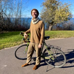 Rob Greenfield Instagram - I am so close to achieving complete liberation from industrial clothing and to owning solely homemade, natural fiber, naturally dyed clothing!

When I was a child I would feel so excited about getting a new clothing item. That excitement hasn't existed for the last 15 years or so. But now, I feel more excitement than I've ever felt before! There is such connection and intention in every single clothing item I am wearing. 

Everything I'm wearing in this photo is homemade, naturally dyed and made of natural fibers, except the sweater. However even the sweater I have naturally dyed with black walnuts. I feel SUCH a strong love for and connection to the black walnut tree now. I plan to spend the rest of my life in love with this plant friend. 

Soon, I hope to embark on the experiment of dying my shirts green with weld and woad, two plants that I just learned about this year. 

This is all part of my dream to return to Earth one day - to become soil - along with the simple, natural clothing on my body.

I have shared extensive details about my path of liberation and reconnection to my clothing, including photos of the black walnut dying process and wearing each of the items. You can read this at www.robingreenfield.org/clothes

Love,
Robin