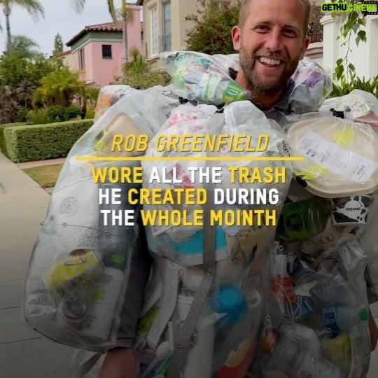 Rob Greenfield - 1.9K Likes - Wow! For one month, @robjgreenfield wore every piece of trash as a suit. And for a good reason...
#singleuse #plastic #bettersociety #pollution #plastic #inspiration
