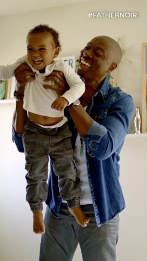 Robbie Jones Instagram - Black Love is Fatherhood | Always striving for excellence in fatherhood, @robbiejonesonline knows how important his role is to his children. 

When Black Love founder Tommy Oliver took portraits of Robbie with his son and daughter for Father Noir, we captured these sweet moments. We can’t wait for you to see the images we are sharing the entire month of June along with the sentiments from dad’s point of view.

#FatherNoir is created by @producertommy and presented in partnership with @target 🖤

#fatherhood #blacklove #robbiejones #blackdadsrock
