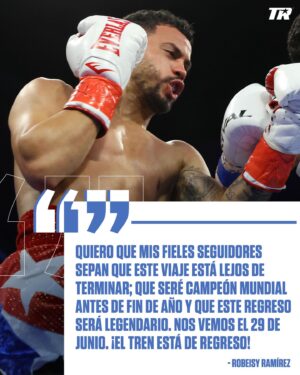 Robeisy Ramirez Instagram - El camino está trazado. Nos vemos en Miami. 🚂🇨🇺