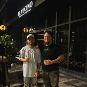 Robeisy Ramirez Instagram - This past Saturday Robeisy Ramírez knocked out Brandon León Benítez at the @jameslknighcenter to become the new NABO featherweight champion. @eltrenramirez is on the hunt to reclaim the WBO featherweight title — but first, he and his team, friends, family, and even some other boxing legends like @yordenis_ugas joined us at El Vecino to celebrate one of the best uppercut KOs you’ll ever see. ¡Felicidades, campeón!