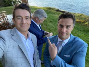 Robert Buckley Instagram - As the O’Brien’s story comes to a close tonight, I wanted to express my gratitude for getting to be a part of it. Thank you to the entire Chesapeake Shores cast and crew for being a wonderful group of folks I had the pleasure of spending two years with. You all rock. Thank you @lferneau414, @kateredinger, @dpaulsonprods and everyone at @hallmarkchannel for inviting me on this ride. Thank you @markjordanlegan and @phoefsutton for Evan, Mandrake and the fun we had with them. And last but not least, I want to say a big thank you to all of the fans for joining us on this journey. I hope you enjoy watching the finale as much as we enjoyed making it.