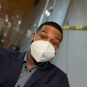 Robert Christopher Riley Instagram - FOR THE RECORD....99% of my time at work is spent like this and basically penned between walls of vinyl plastic. #Culhane #Dynasty #WEARADAMNMASK #