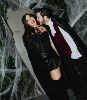 Robert Ochoa Instagram - Halloween brought out the vampires, Bonnie, & Clyde… 🩸🦇🎃