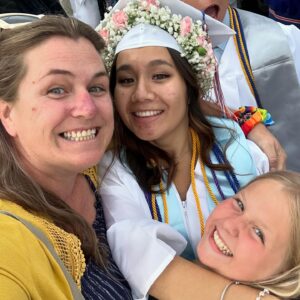 Roberta Blevins Instagram - Happy Mother’s Day to all who celebrate from me and the 2 best girls who taught me how to mom, Abbey & Audrey.

I know everyone thinks they have the best kids, but these two beautiful ladies make me so proud and surprise me every day with how amazing they continue to be.

Abbey speaks fluent Spanish, plays alto saxophone, is starring in the school musical, is on the honor roll and is just an amazing help around the house with all our pets and chores.

Audrey is at UCSB and KILLING it, graduating early to come home and get her masters at SDSU, and is growing up to be the most beautiful and smart woman. I am beyond proud of how hard she works and how far she’s come.

I got to become a stepmom in 2009 when Audrey was just 3, and Abbey didn’t come along for another 3 years. Both of these girls taught me so much about patience and how to listen, how to be the best mom to them I could be, and how to also be their confidant and friend.

Thanks for making me a mama, girls. I love you both so much.

#mothersday #girlmom