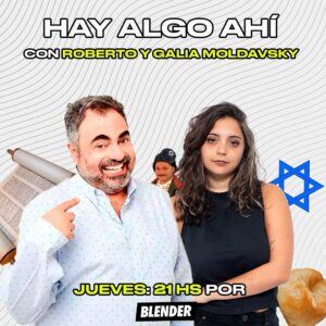 Roberto Moldavsky Instagram - HOY
HAY
ALGO 
AHÍ

PESAJ SAMEAJ. Y si no entendiste que significa, vení hoy a las 21 que vienen @moldavskyroberto y @galiamoldavsky a explicar qué es el Pesaj. A las 21 hs por @estoesblender.