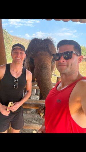 Roberto Portales Instagram - Asian Elephants eat for 16-19 hours per day 🤯 #elephant #sanctuary #chiangmai #wildlife #snacktime